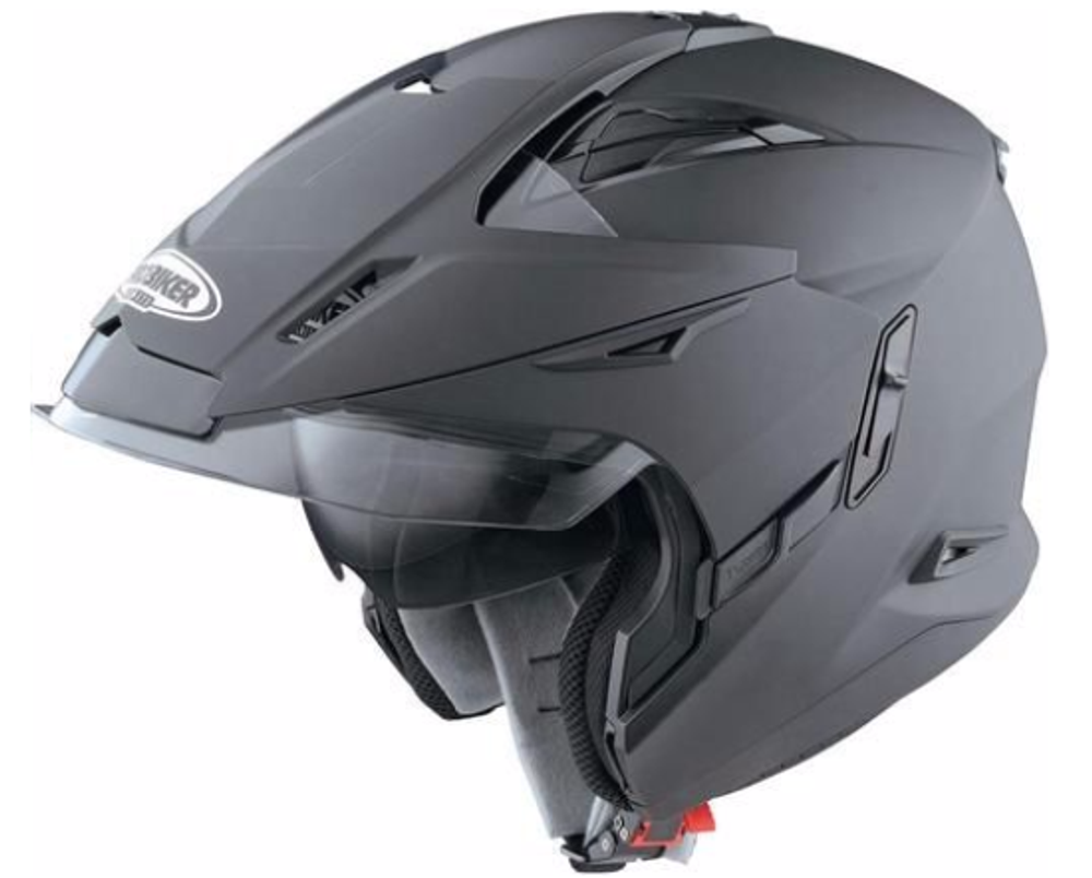 Мотошлем - PROBIKER MULTI-8 INTEGRAL-JET (матовый, черный)