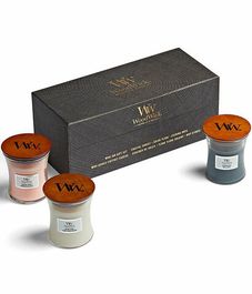 Цветы, подарочный набор из 3 свечей по 85гр, WoodWick