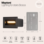Подсветка для лестниц Maytoni Bosca O045SL-L3B3K