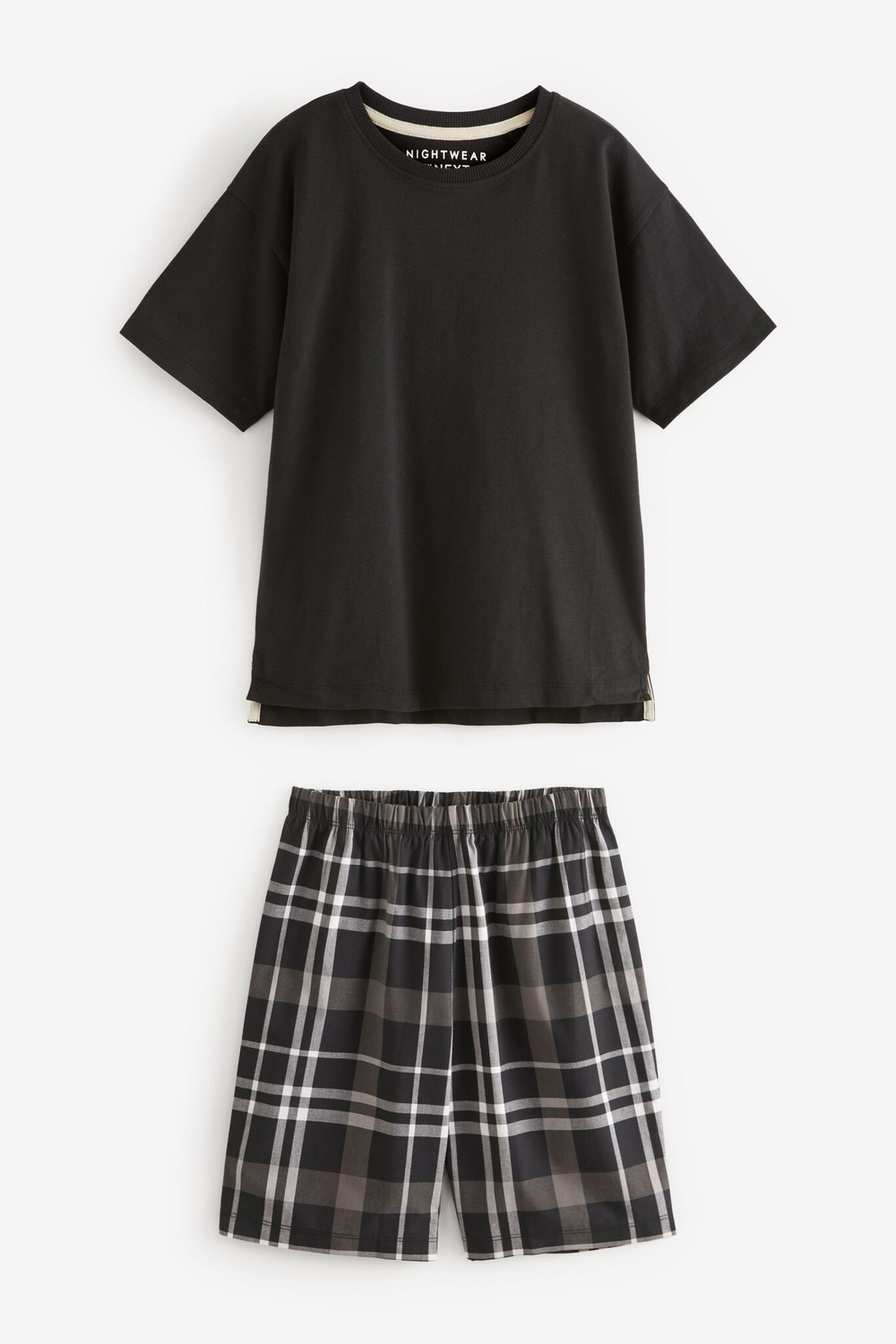 Пижама для мальчика Next 884-784, 2 шт., Серый, Черный