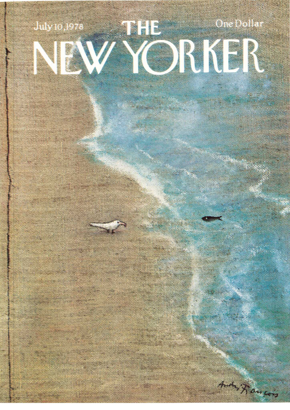 Журнал The New Yorker 10-07-1978, обложка