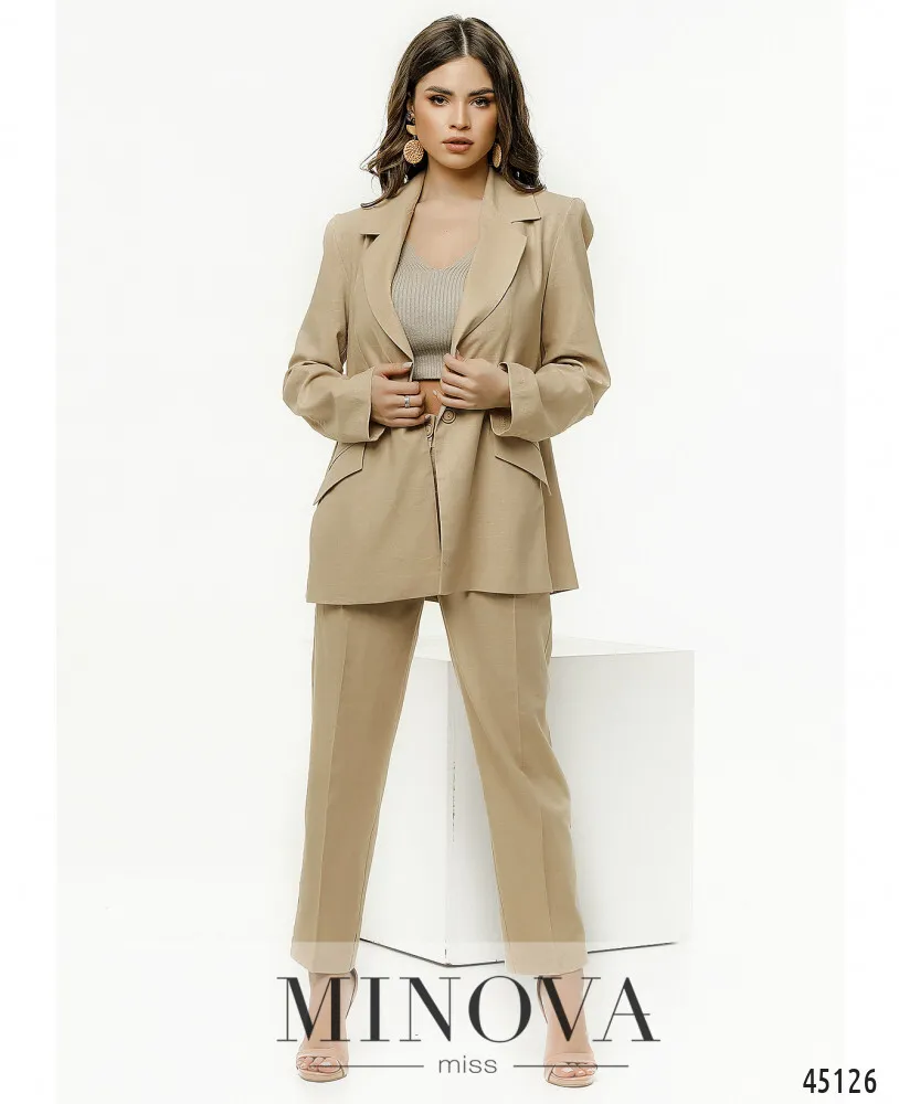 Костюм 2180-бежевый Minova