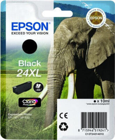 Epson Elephant C13T24314010 струйный картридж Подлинный Черный 1 шт