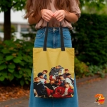 Сумка шоппер с принтом Stray Kids