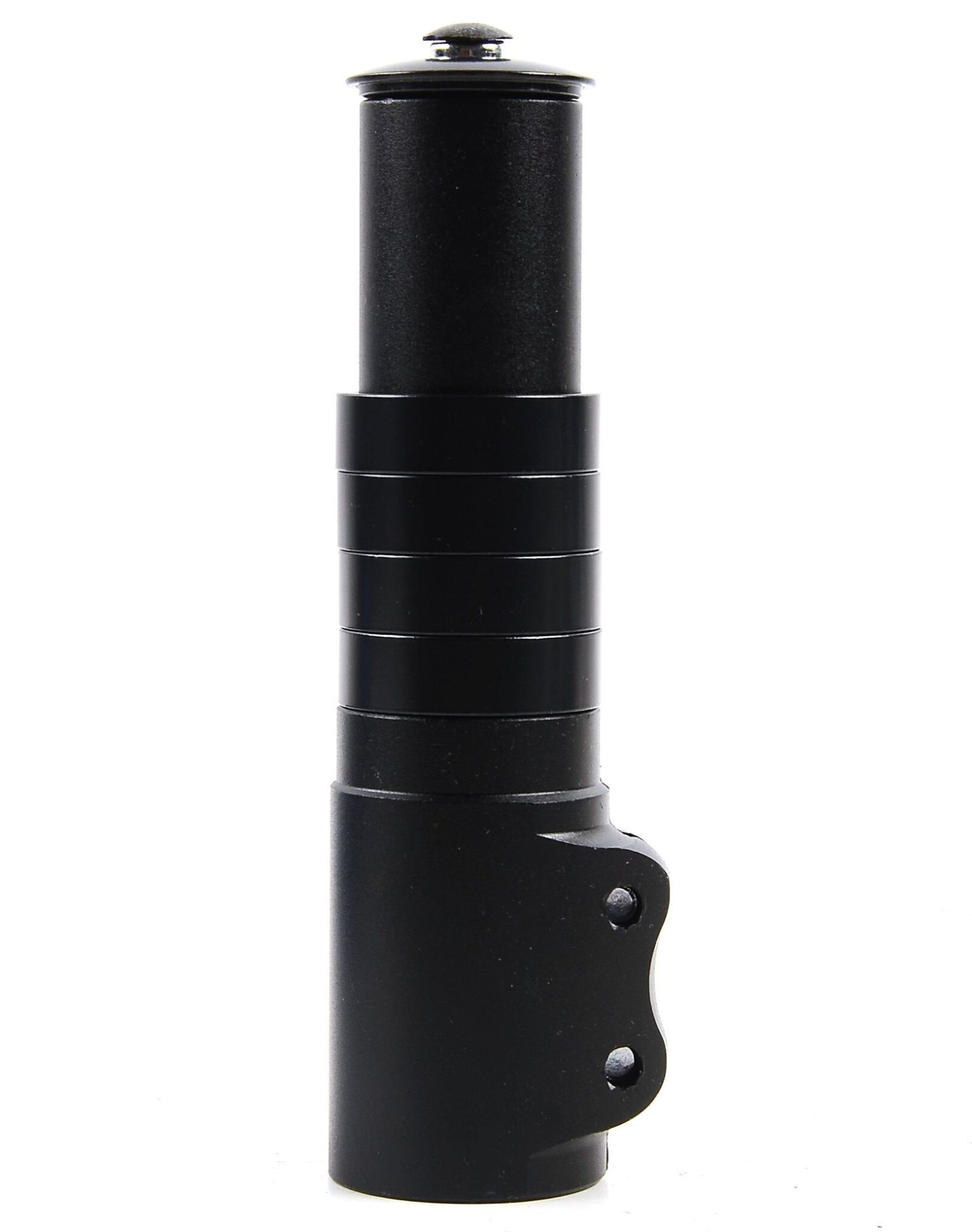 Удлинитель штока вилки 1-1/8", 138мм, с 5  кольцами, черный.VLX-AD06