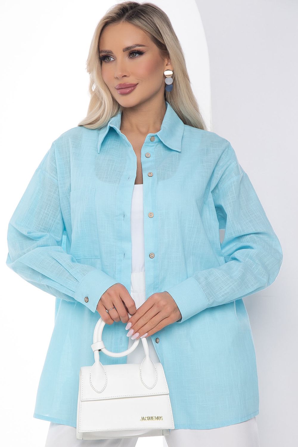 Рубашка Харли (голубая) Б10582 LT Collection