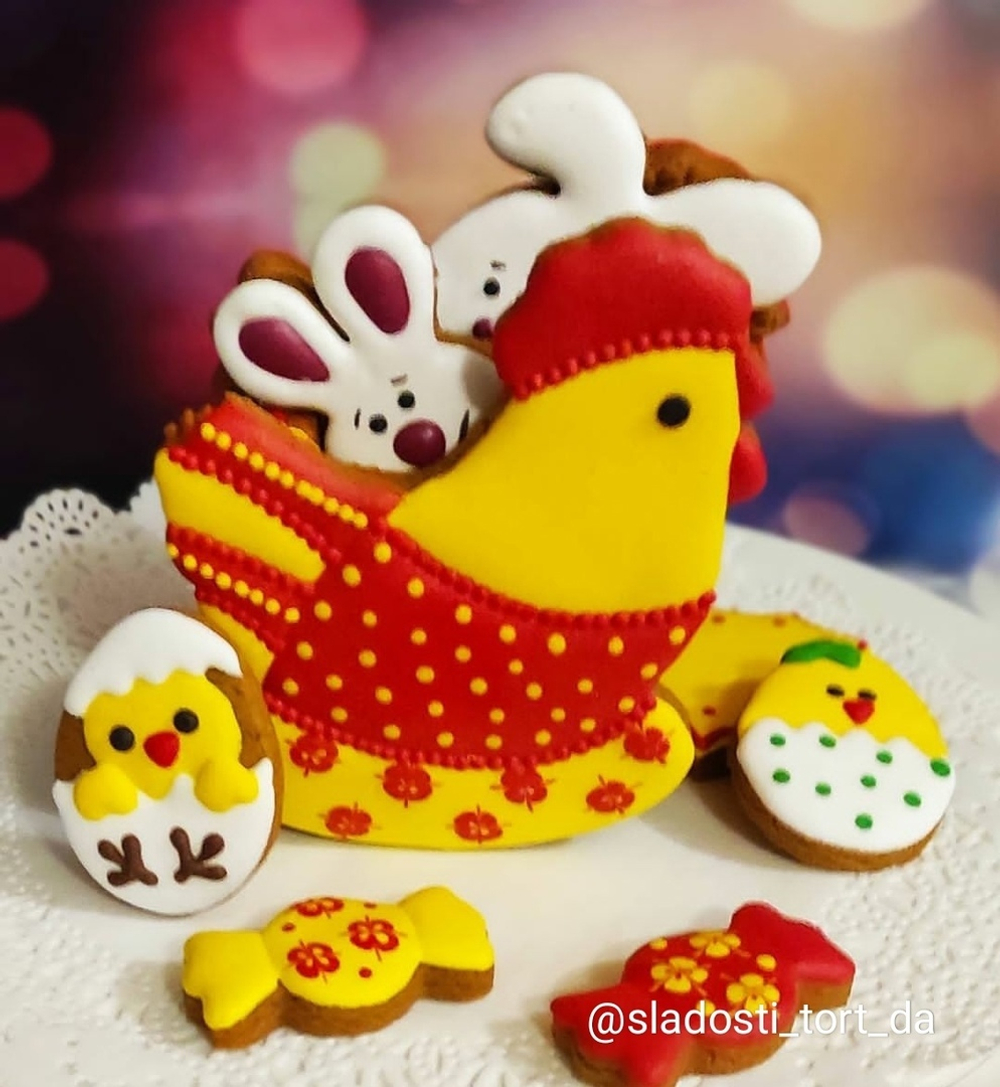 Курочка №8 3D шкатулка