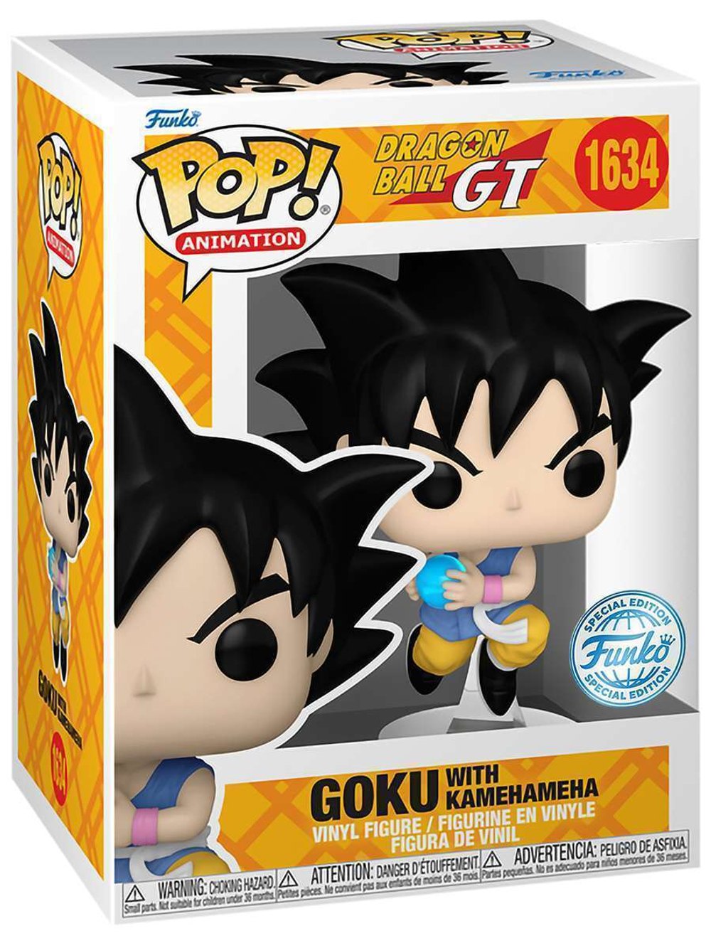 Фигурка Funko POP! Animation Dragon Ball GT Goku with Kamehameha (Exc) (1634) 74607