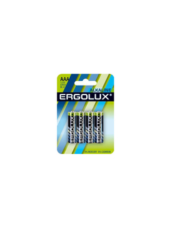 Элемент питания алкалиновый AAA/LR03 1.5В Alkaline BL-4 (блист.4шт) Ergolux 11744