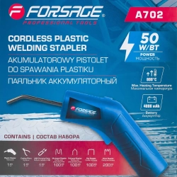 Паяльник аккумуляторный (50W, 3.7V, макс. тем-ра 800град./С) Forsage F-A702
