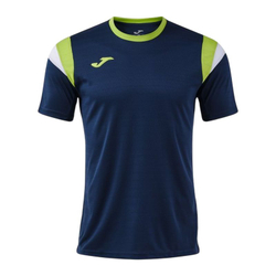 Мужская теннисная футболка Joma Terra Short-Sleeve - dark navy/lime