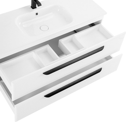 Тумба под раковину Cezares Eco-Cer 120 ECO-CER-1200-2C-SO-BO подвесная Bianco Opaco