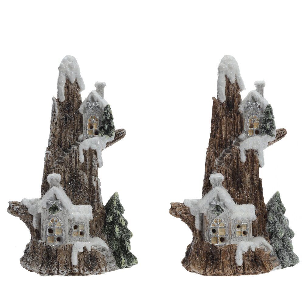 GAEM Фигурка декоративная "Домик" с подсветкой (LR44x2,прилаг) , L1, L12 W9 H20 см, 2в.