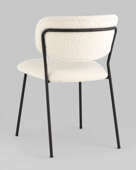 Стул Carol, белое букле