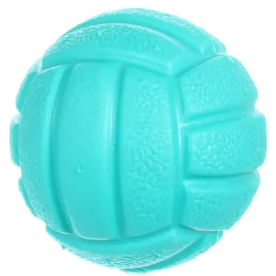 Игрушка - мячик для собак средних, мелких и крупных пород «ИГРУЛИК для Бро», цвет бирюзовый, d-7,5см (лейбл)