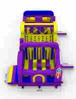 Надувной батут «Длинная полоса препятствий», 10*4*2,9 м