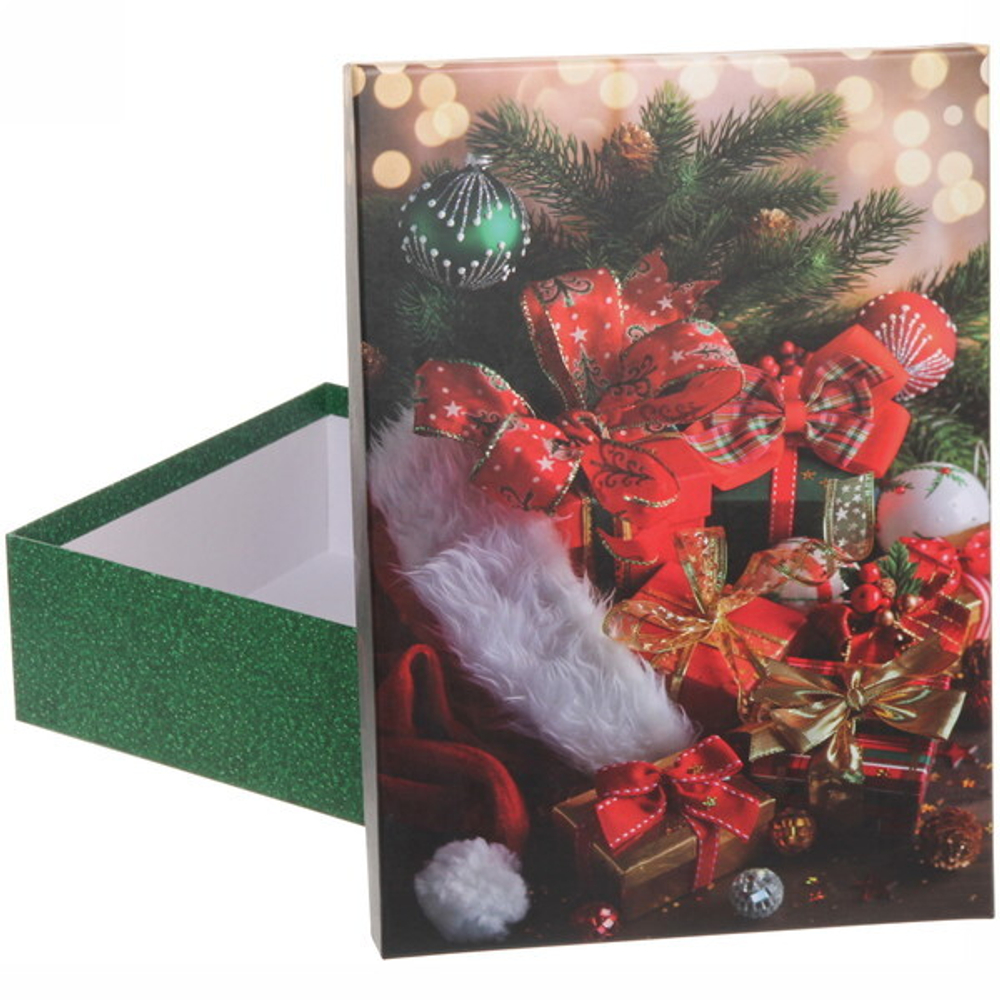 Коробка подарочная «Ёлочка с сюрпризом» 33*23,5*9 см