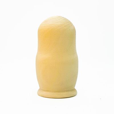 Матрешка 90*d50мм цельно точенная, деревянная заготовка, набор 2шт