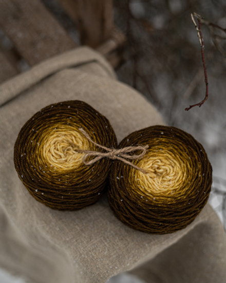 Градиент носочный "Оливковый"