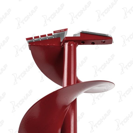 Ледобур BURAN 180R правое вращение, цельнотянутый шнек (LB-180R) Тонар