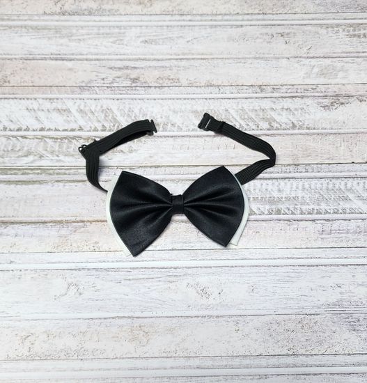 Галстук бабочка классика, лайм глянец