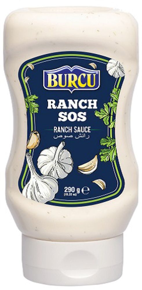 Соус Burcu американский Ranch пластиковая упаковка 290г