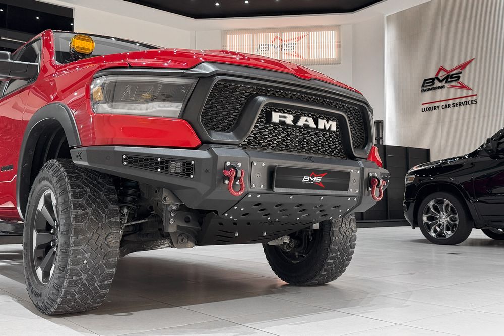 Бампер силовой передний BMS PRO-Line для Додж РАМ 1500 Rebel 2019-2024