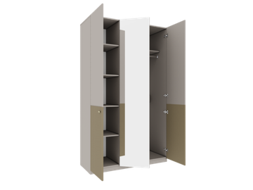 Сан-Ремо ПМ- 414.43 Шкаф комбинированный Риалит софт, Кашемир