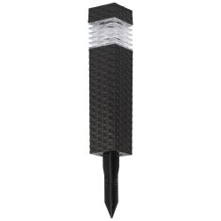 Светильник уличный ЭРА ERAFS025-05 грунтовый Ротанг на солнечной батарее теплый белый набор 5 штук | Садовые декоративные светильники