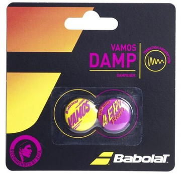Виброгаситель теннисный Babolat Vamos Damp 2P - yellow/purple