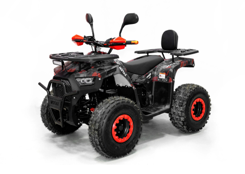Квадроцикл MOTAX GRIZLIK E1500 2024 черный-красный камуфляж (электро)