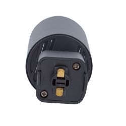 UBL-Q324 GU10 BLACK Светильник-прожектор трековый. Под лампу GU10. Корпус черный. ТМ Volpe
