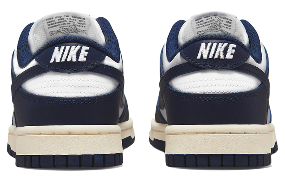 Кроссовки Nike Dunk Low "Midnight Navy And White" (Женская размерная сетка)