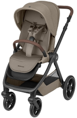 Коляска детская Maxi-Cosi Oxford Plus 3 в 1 с автокреслом CabrioFix Essential graphite 1978470110 Twillic Truffle/Трюфель