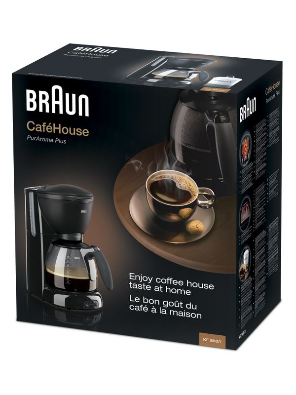 Капельная кофеварка Braun CafeHouse PurAroma F 560/1 BK