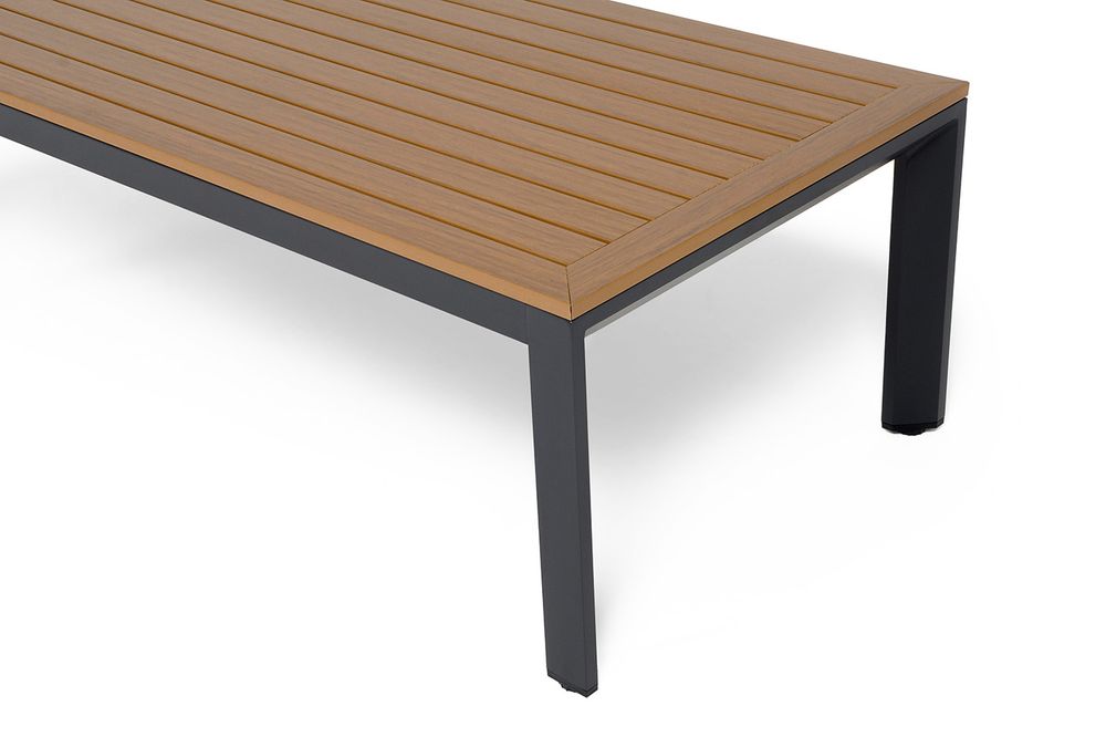 "Лотос" лаунж-зона 5-местная из алюминия, цвет темно-серый