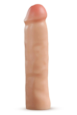 Телесная насадка-удлинитель Tenacity - 21,6 см. (Цвет: телесный)