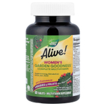 Nature's Way, комплекс мультивитаминов для женщин от Alive!® Garden Goodness™, 60 таблеток