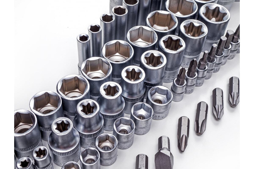 Набор инструмента 108 предметов , 6 граней ПРОФ Сервис Ключ