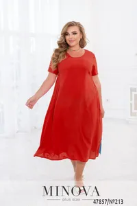 Платье 213-Красный Minova