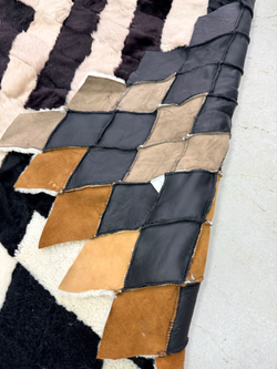 Покрывало меховое ковер из шкуры овчины