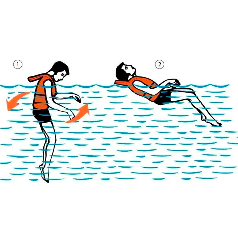 Жилет спасательный (Poseidon Fish) двухсторонний, до 120 кг