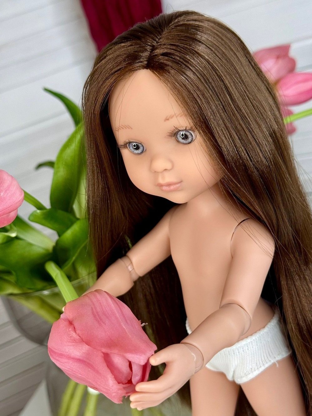 Кукла BERJUAN виниловая шарнирная 35см Ева (4820A6)