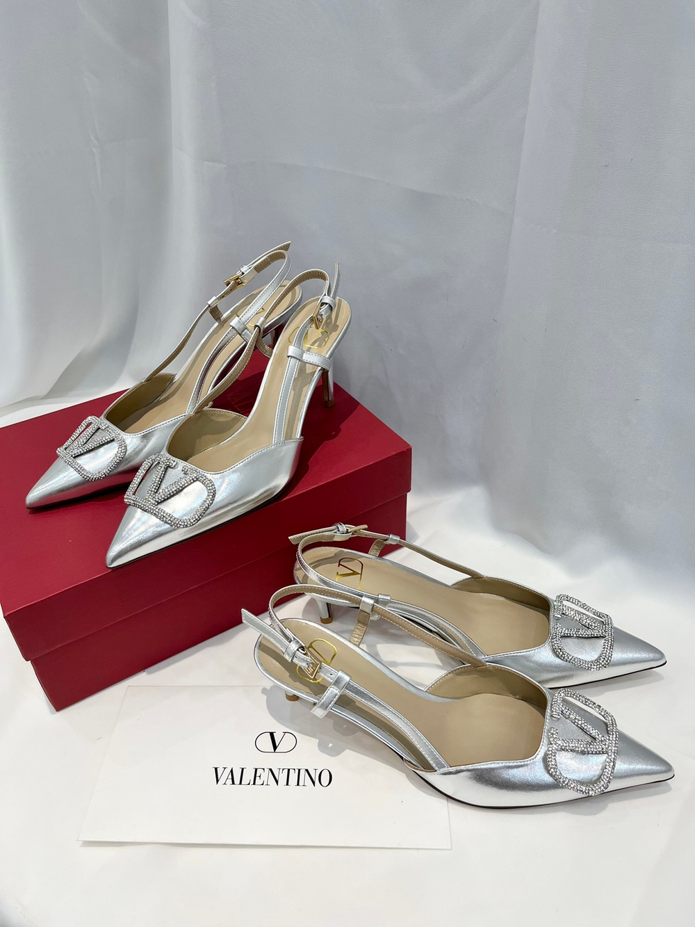 Valentino Vlogo Slingback Pump