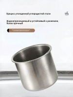 Пепельница "Мусорный бак" 0,1 л, 1 шт