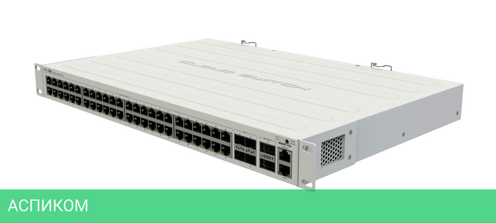 Коммутатор MikroTik CRS354-48G-4S+2Q+RM