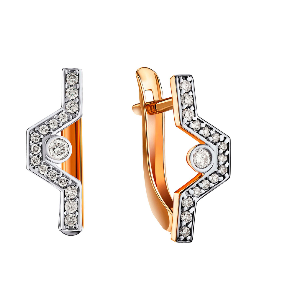 Серьги из золота 585 пробы