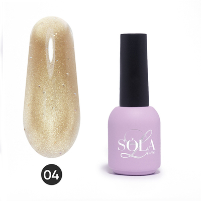 SoLa Гель-лак Bubble Cat 04 Кошачий глаз, 10мл