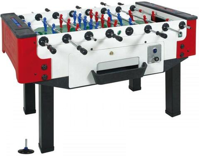 Всепогодный настольный футбол (кикер) «Storm F-3 family outdoor» (138x76x88 см, жетоноприемник) с защитным корпусом