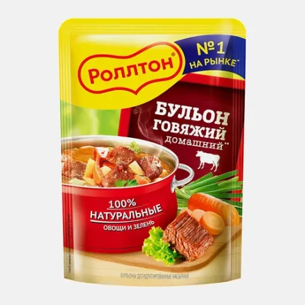 Бульон Роллтон говяжий Домашний 90г